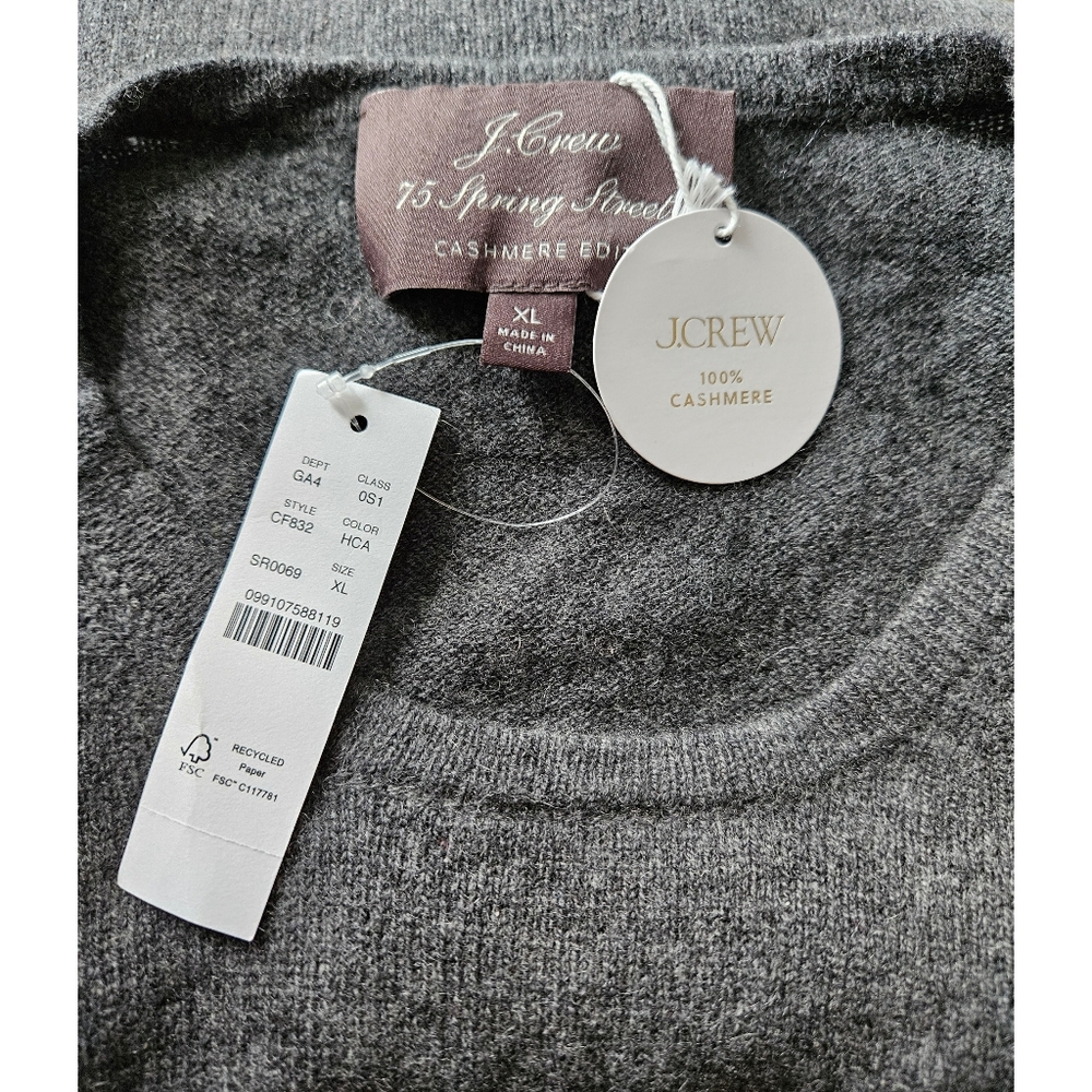 J.Crew Spring Street long-sleeve cashmere sweater-dress - Picture 9 of 9